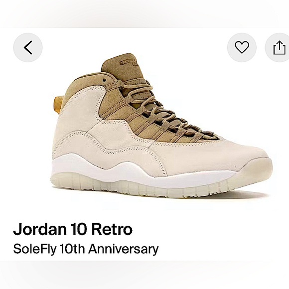 Solefly x Nike Air Jordan Retro 10 SP “10th Anniversary Solefly-Miami” (Sz. 9.5) - Picture 1 of 3